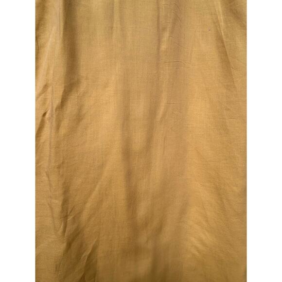 Ermenegildo Zegna Men's Tan Cotton Button-Down Shirt Long Sleeve Size‎ 44/17.5 - Picture 7 of 8